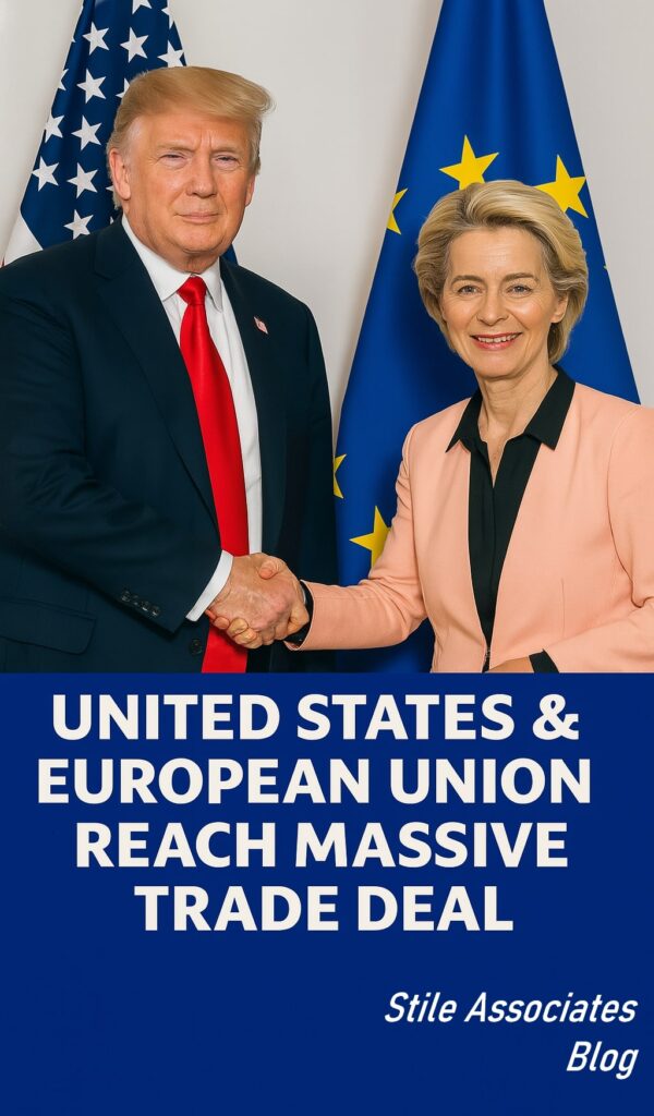 United States and European Union Reach Massive Trade Deal