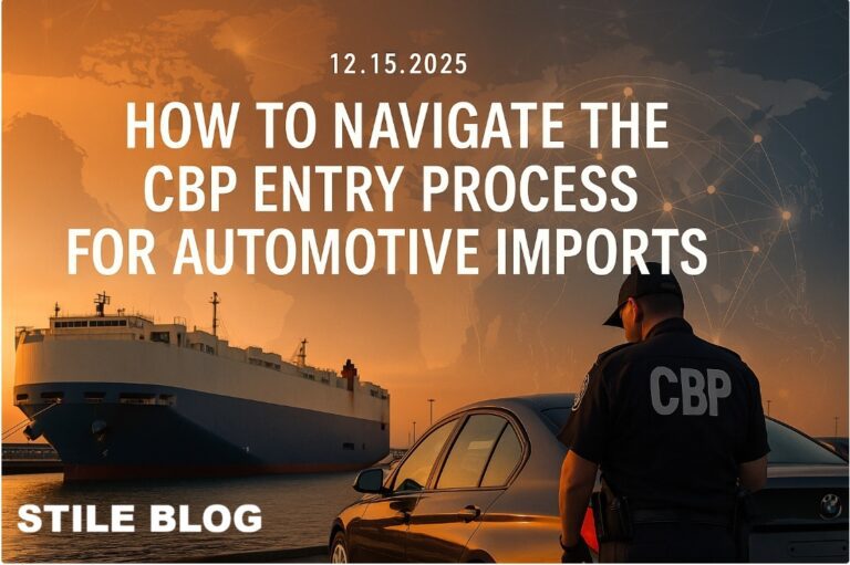 How to Navigate the CBP Entry Process for Automotive Imports