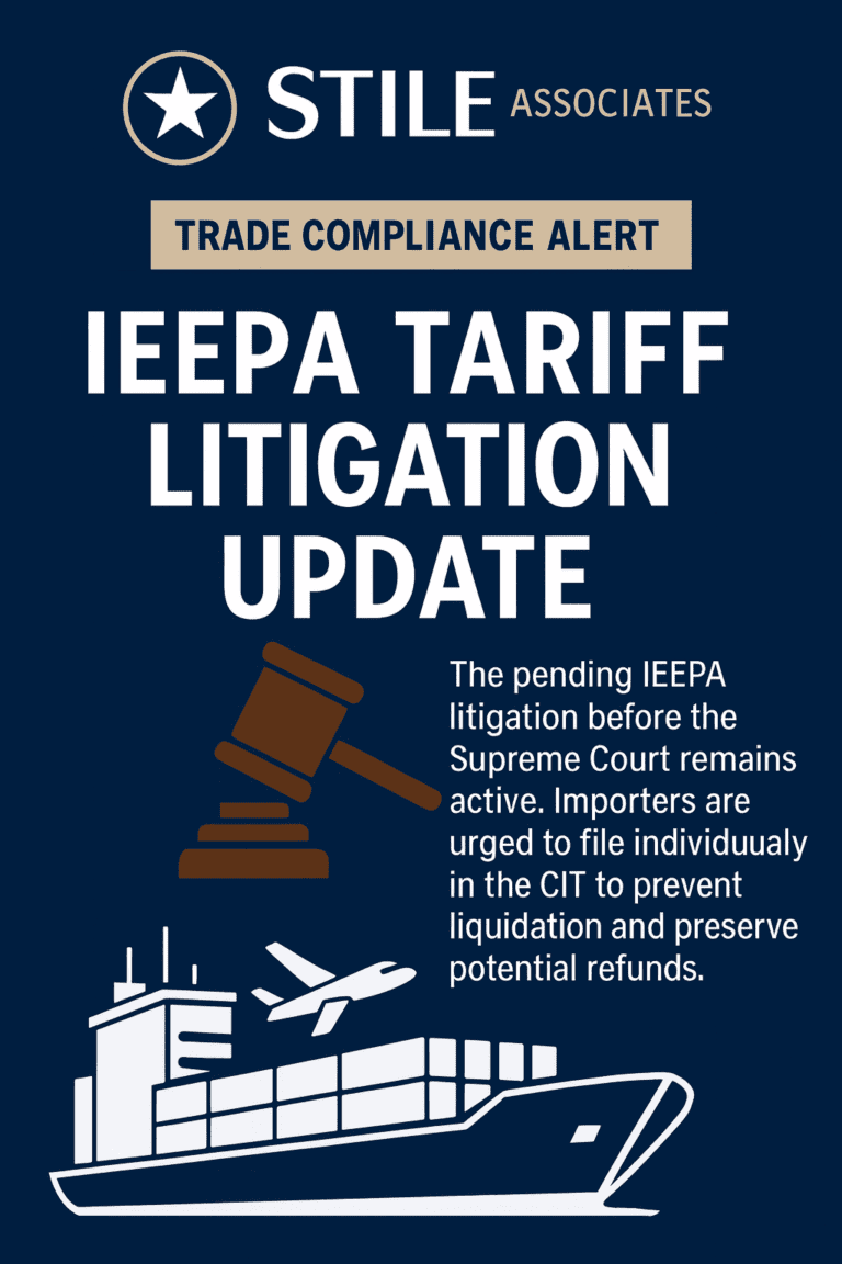 Updated Tariff Litigation Update