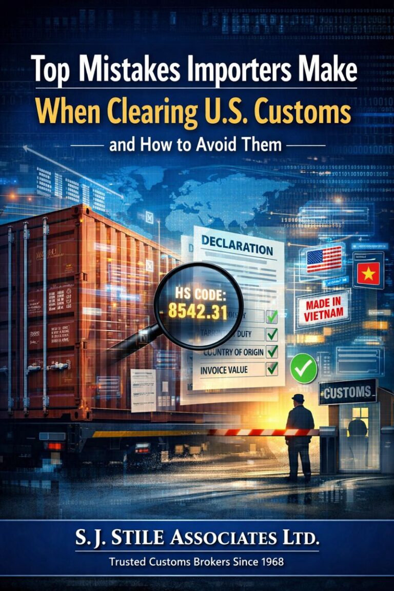 Top Mistakes Importers Make When Clearing U.S. Customs; and How to Avoid Them
