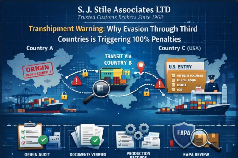 Transshipment Warning: Why Evasion Through Third Countries is Triggering 100% Penalties.