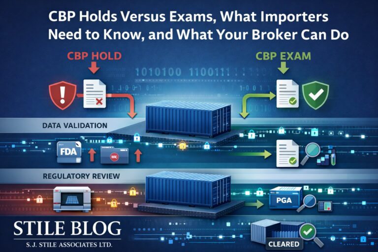 CBP Holds Versus Exams, What Importers Need to Know, and What Your Broker Can Do﻿