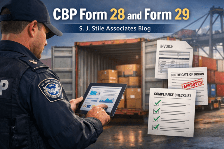 CBP Form 28 and Form 29