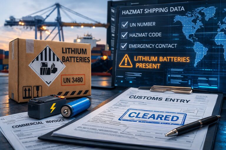 Lithium Batteries, Hazmat Shipping Rules That Affect Customs Clearance