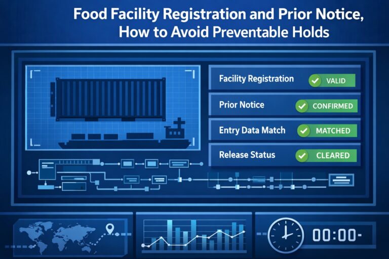 Food Facility Registration and Prior Notice, How to Avoid Preventable Holds﻿