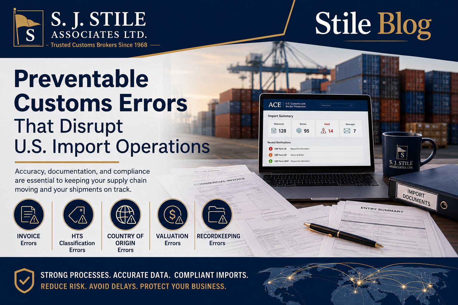 Preventable Customs Errors That Disrupt U.S. Import Operations.