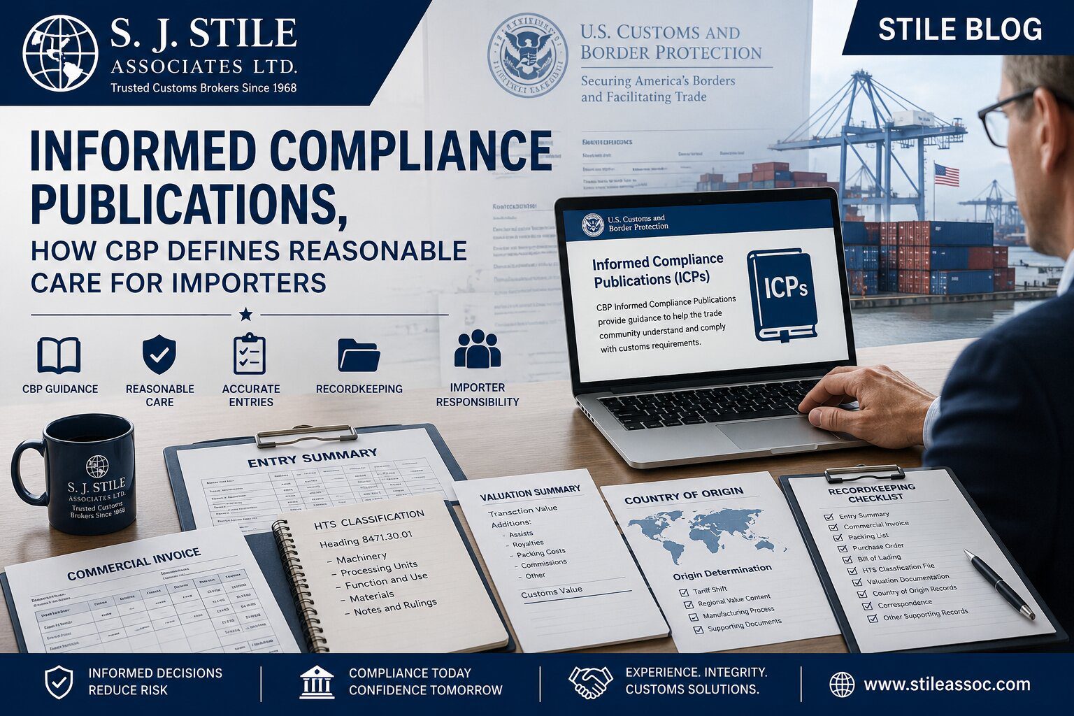 Informed Compliance Publications, How CBP Defines Reasonable Care for Importers