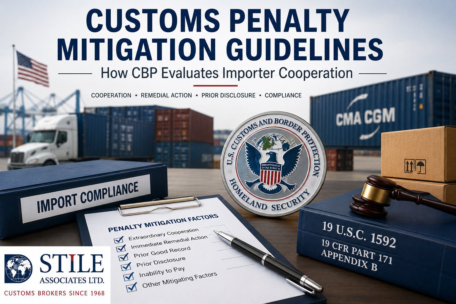 Customs Penalty Mitigation guidelines