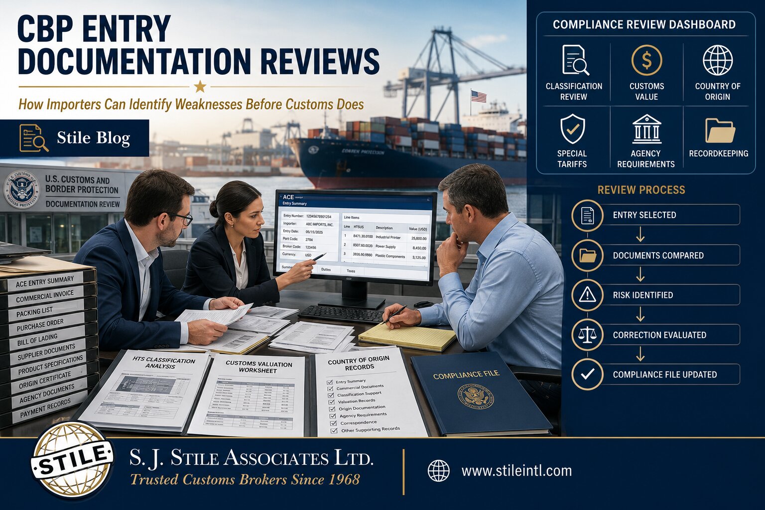 CBP Entry Documentation Reviews, How Importers Can Identify Weaknesses Before Customs Does