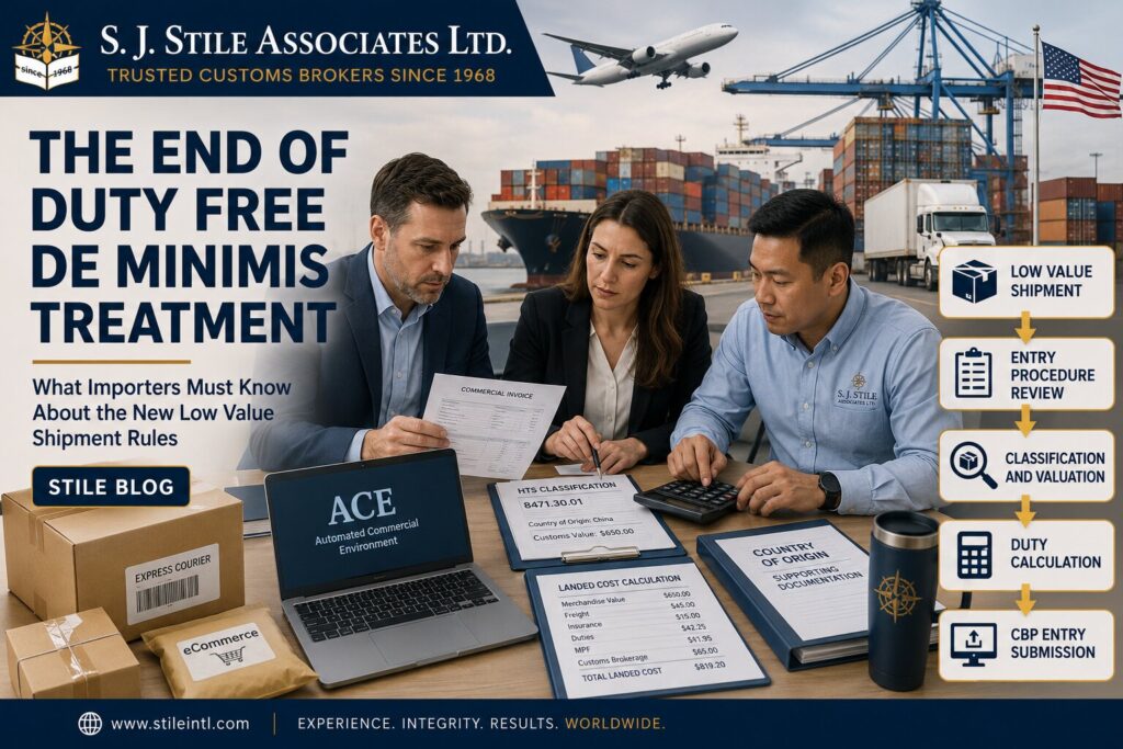 The End of Duty Free De Minimis Treatment, What Importers Must Know