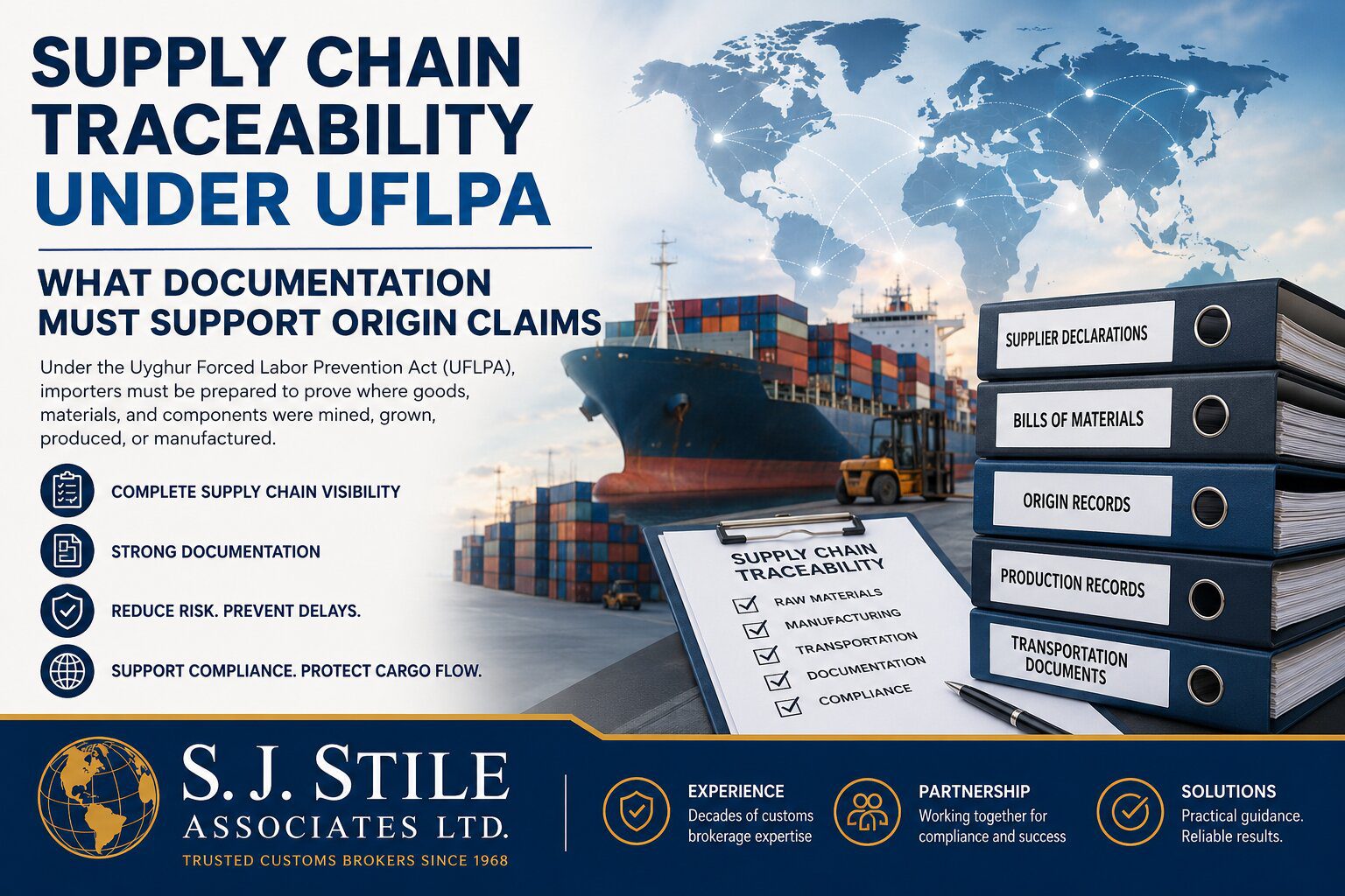 Supply Chain Traceability Under UFLPA, What Documentation Must Support Origin Claims