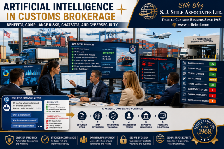 Artificial Intelligence in Customs Brokerage