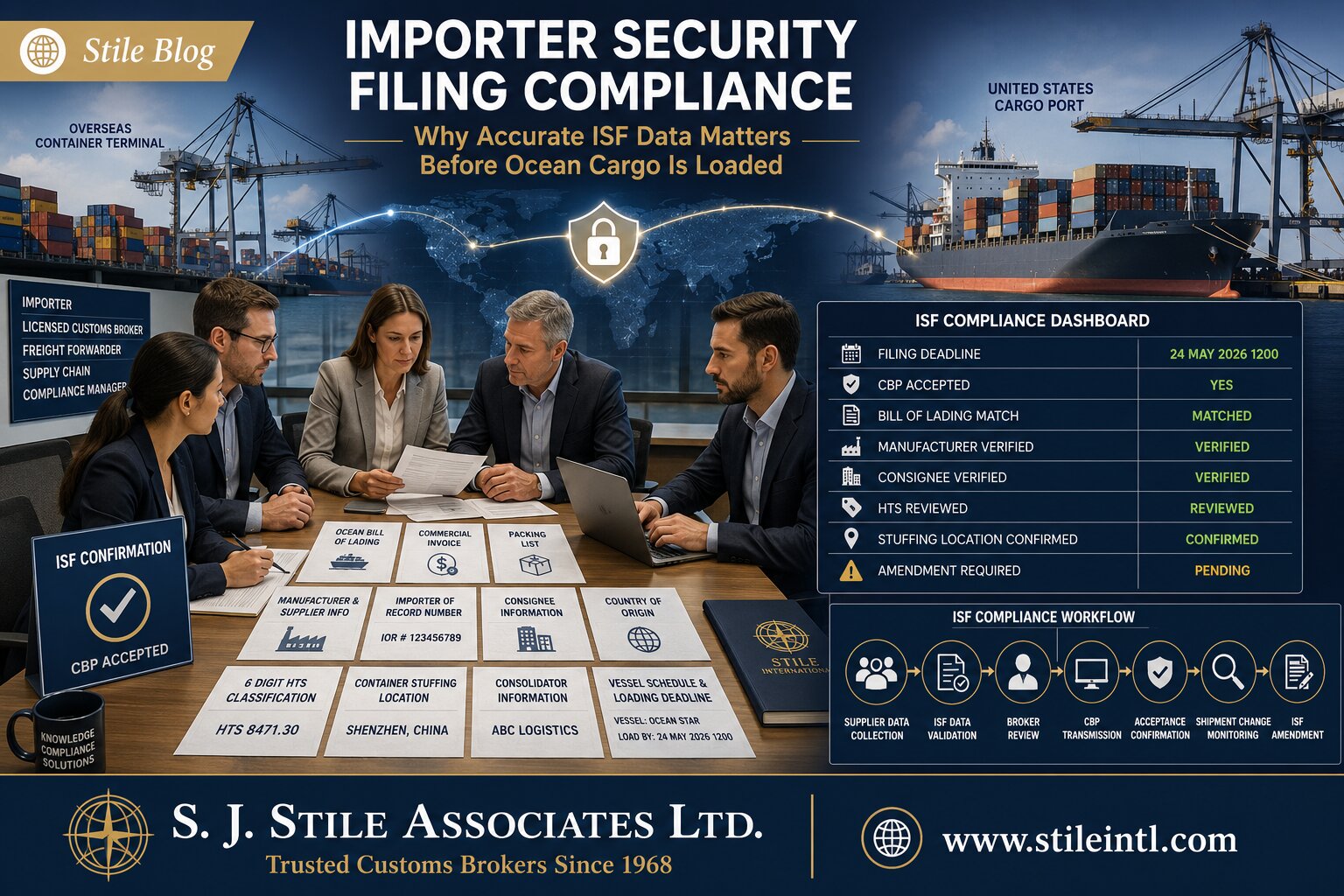 Importer Security Filing Compliance: Why Accurate ISF Data Matters Before Ocean Cargo Is Loaded
